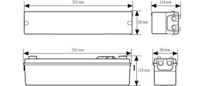 Esylux EN10017551 LED-Notausgangsleuchte, Serie SLA LEDi SC 2 Esylux EN10017551 LED-Notausgangsleuchte, Serie SLA LEDi SC – Bild 2