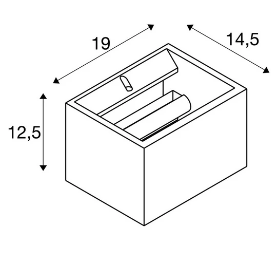 SLV 1002238 PLASTRA QT-DE12 WL, Indoor Wandleuchte 2 SLV 1002238 PLASTRA QT-DE12 WL, Indoor Wandleuchte – Bild 2