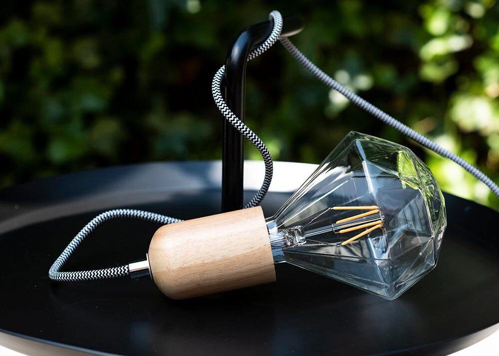 BAILEY 141481 Pendelleuchte Holz E27 Mit Textilkabel 1,5m 3 BAILEY 141481 Pendelleuchte Holz E27 Mit Textilkabel 1,5m – Bild 3