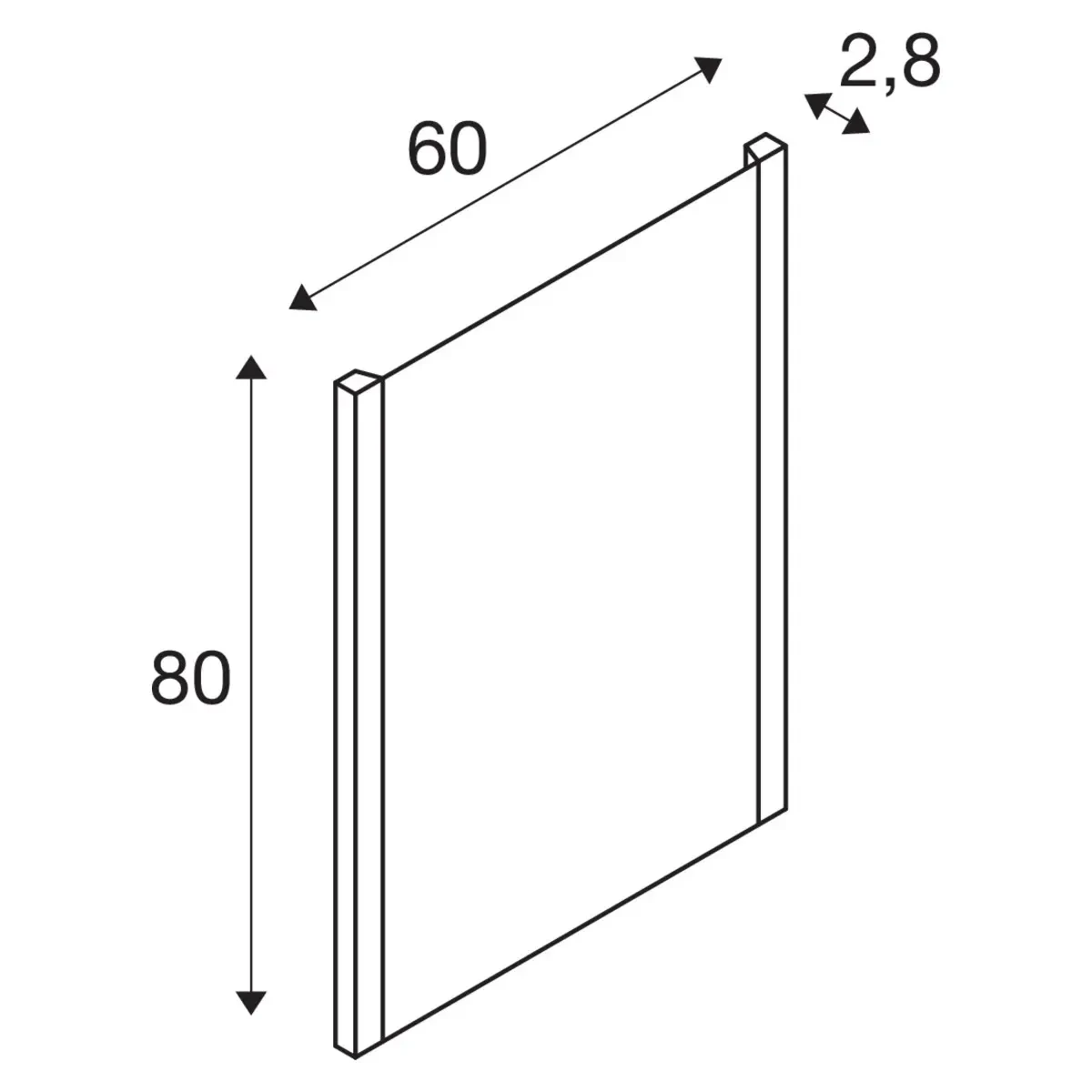SLV 1004729 Wandaufbauleuchte TRUKKO Square, 24W 3000/4000/6500K 2 SLV 1004729 Wandaufbauleuchte TRUKKO Square, 24W 3000/4000/6500K – Bild 2
