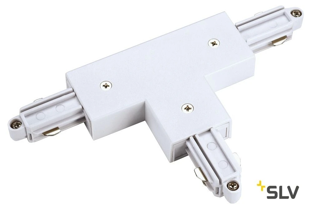 SLV 143081 T-Verbinder/ Einspeiser, Erde Rechts, Weiß 1 SLV 143081 T-Verbinder/ Einspeiser, Erde Rechts, Weiß