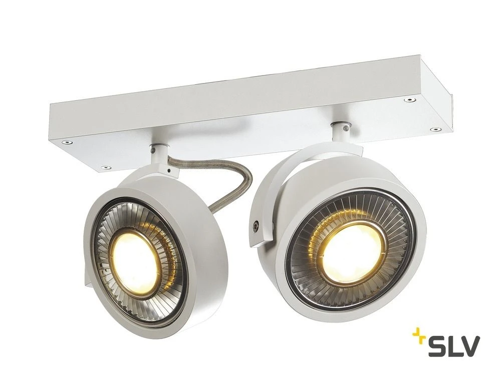 SLV 147311 KALU 2 Deckenleuchte, ES111/GU10, 2x75W 4 SLV 147311 KALU 2 Deckenleuchte, ES111/GU10, 2x75W – Bild 4