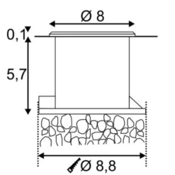 SLV 228412 Bodeneinbaustrahler Lichtpunkt 230V/ Mit LED-Modul 4,3W -Beleuchtungs Discounter 13aad4fee67a5fc6e1b298449f368d55c48cacaa