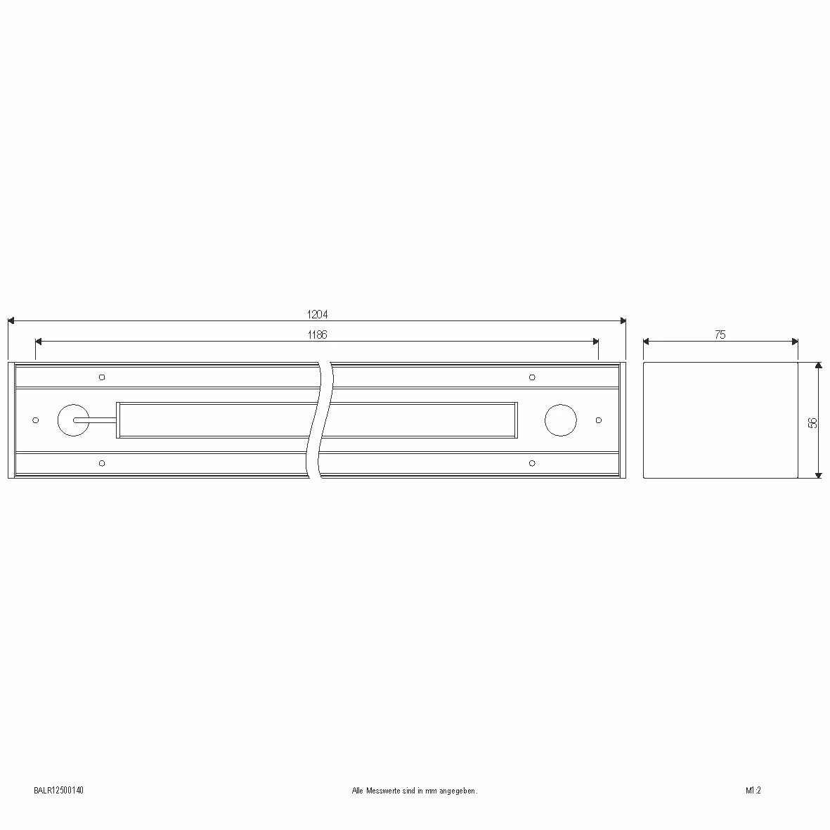 EVN BALR12500140 LED Anbaulichtleiste 4000K, 5150lm 2 EVN BALR12500140 LED Anbaulichtleiste 4000K, 5150lm – Bild 2