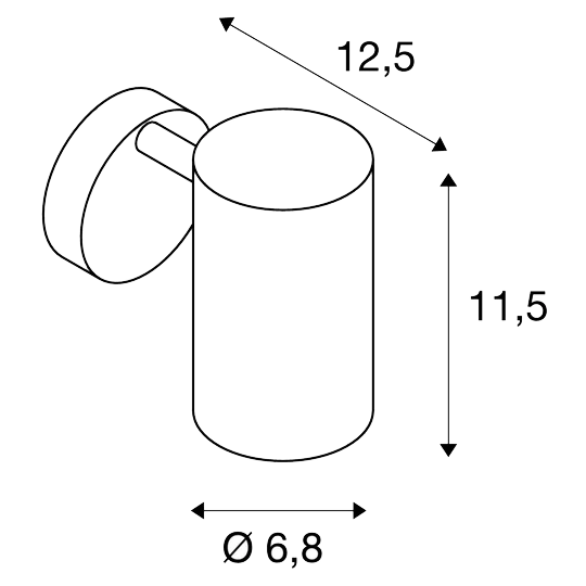 SLV 1000729 ENOLA_B, Wandleuchte, QPAR51, Mit Schalter, Max. 50W 2 SLV 1000729 ENOLA_B, Wandleuchte, QPAR51, Mit Schalter, Max. 50W – Bild 2