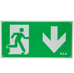 B.E.G. 8785 Piktogramm Einseitig/unten Für DT32-LEDPiktogramm Einseitig Mit Pheil Nach Unten Für DT32-LED