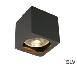 SLV 229565 BIG THEO WALL, Outdoor Wandleuchte, QPAR111, IP44, Eckig, Max. 75W
