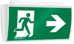 Esylux EN10061813 Notausgangsleuchte SLE Für Deckenaufbaumontage