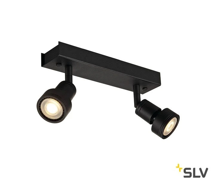 SLV 147370 PURI 2 Wand-Deckenleuchte, GU10/2x50W 1 SLV 147370 PURI 2 Wand-Deckenleuchte, GU10/2x50W