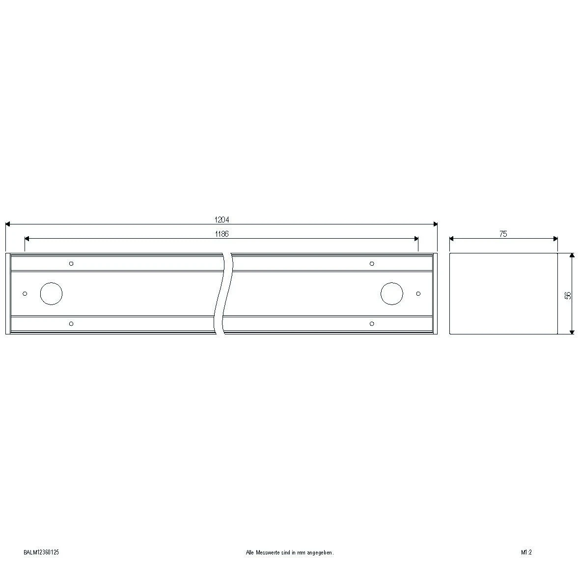 EVN BALM12360125 LED Anbaulichtleiste 3000K Bis 5700K, 4000lm 2 EVN BALM12360125 LED Anbaulichtleiste 3000K Bis 5700K, 4000lm – Bild 2