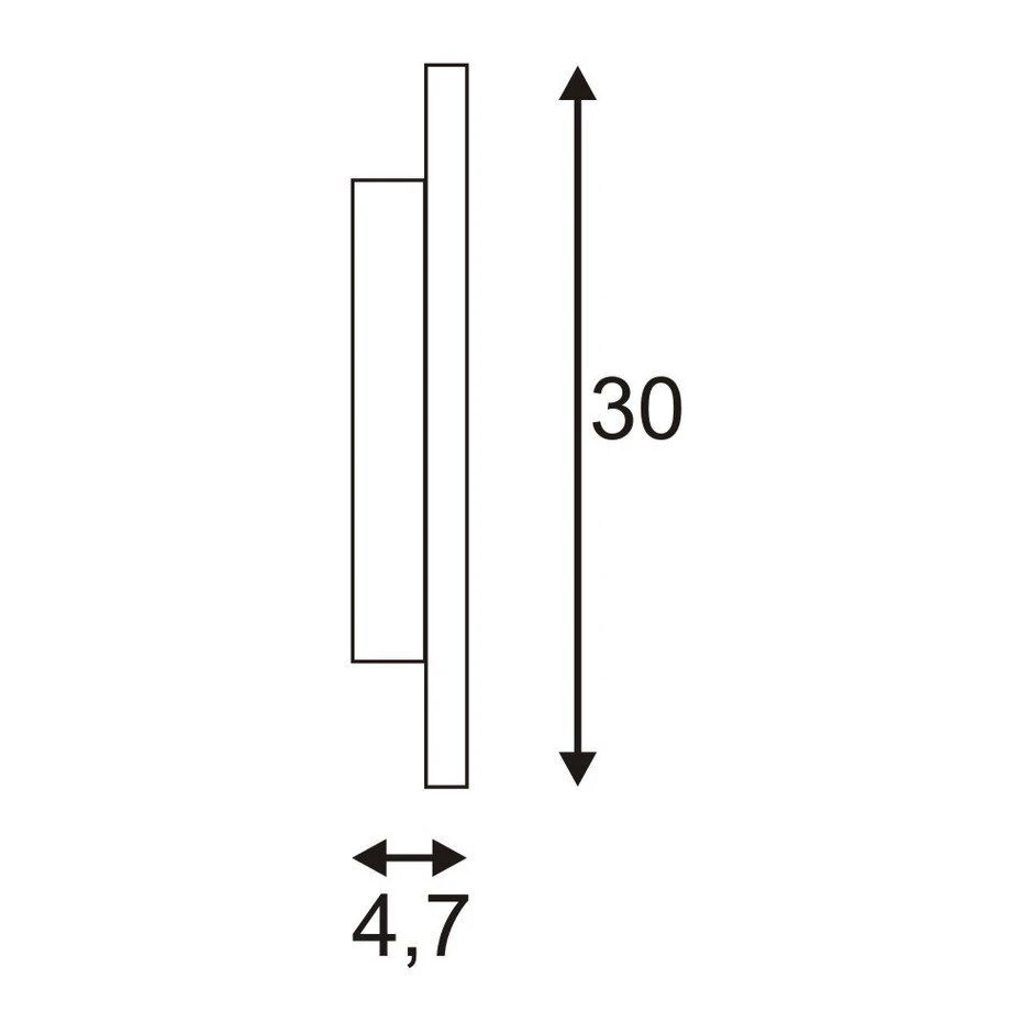 SLV 148019 PLASTRA SQUARE Gips-Wand- U./ Deckenleuchte 10,8W/400lm 2 SLV 148019 PLASTRA SQUARE Gips-Wand- U./ Deckenleuchte 10,8W/400lm – Bild 2
