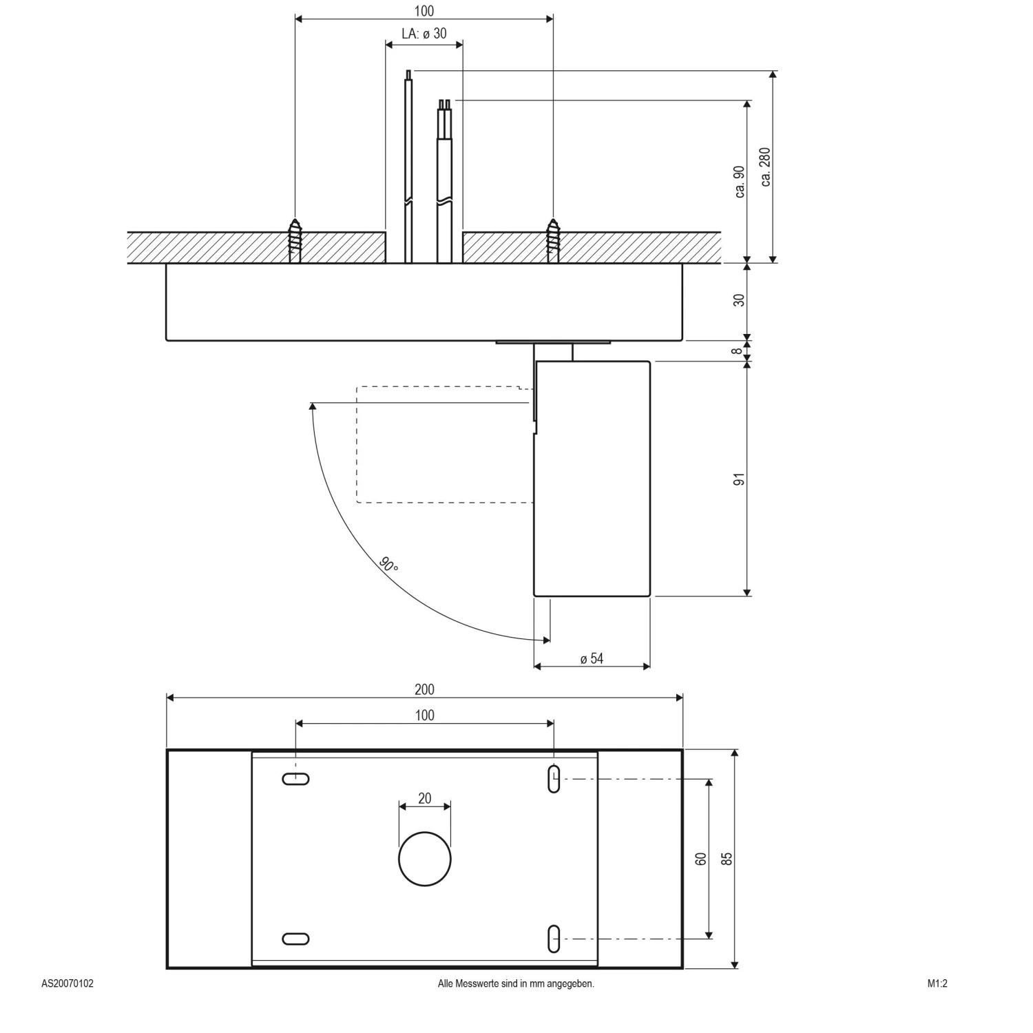 EVN AS20070102 Deckenanbau Spot Dreh- Und Schwenkbar, 3000K, 476lm 2 EVN AS20070102 Deckenanbau Spot Dreh- Und Schwenkbar, 3000K, 476lm – Bild 2