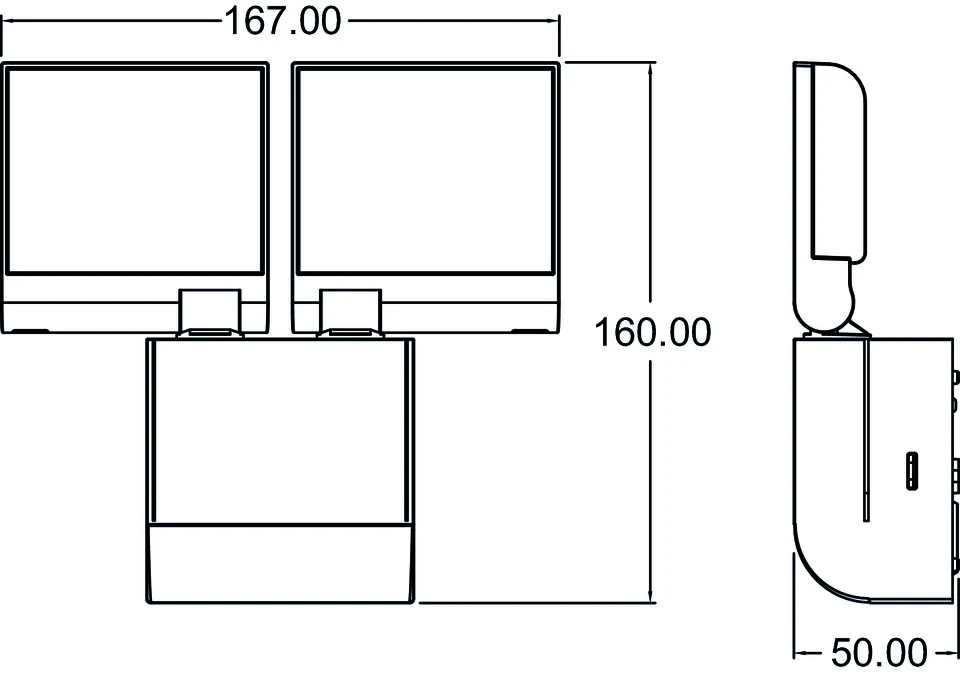 Theben 1020802 TheLeda S17-100 WH LED-Strahler Mit 17 W Und Integriertem Bewegungsmelder 3 Theben 1020802 TheLeda S17-100 WH LED-Strahler Mit 17 W Und Integriertem Bewegungsmelder – Bild 3