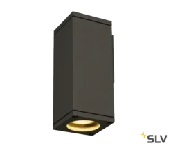 SLV 229525 THEO WALL, Outdoor Wandleuchte, QPAR51, Eckig, Max. 35W