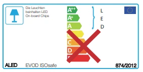 ALED 5703058001603 LED Downlight EVO D IsoSafe Outdoor/Indoor 7W 630lm 3000K 60° CRI97 IP54 Weiß Ausschnitt 83mm 6 ALED 5703058001603 LED Downlight EVO D IsoSafe Outdoor/Indoor 7W 630lm 3000K 60° CRI97 IP54 Weiß Ausschnitt 83mm – Bild 6