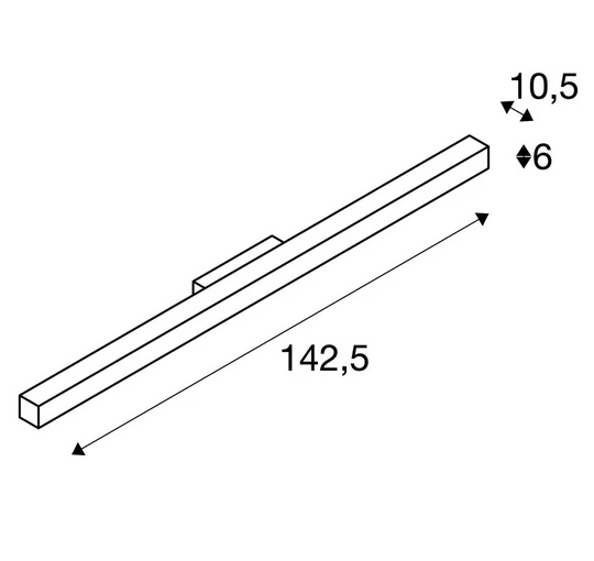 SLV 1000668 Q-LINE, Wandleuchte, LED, 3000K 2 SLV 1000668 Q-LINE, Wandleuchte, LED, 3000K – Bild 2