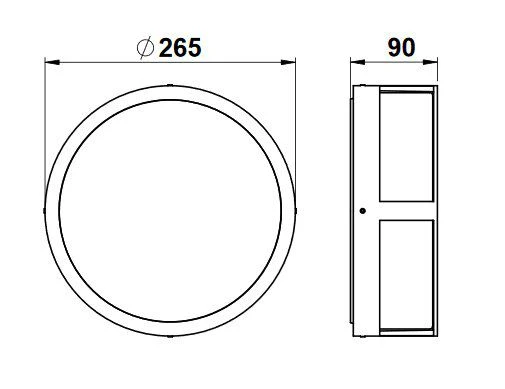 Albert 696402 Hausnummern-Wandleuchte Rund, LED 10W, Silber 2 Albert 696402 Hausnummern-Wandleuchte Rund, LED 10W, Silber – Bild 2