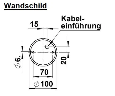 Albert 660230 LED-Wandleuchte Rund, 5W, Schwarz 4 Albert 660230 LED-Wandleuchte Rund, 5W, Schwarz – Bild 4