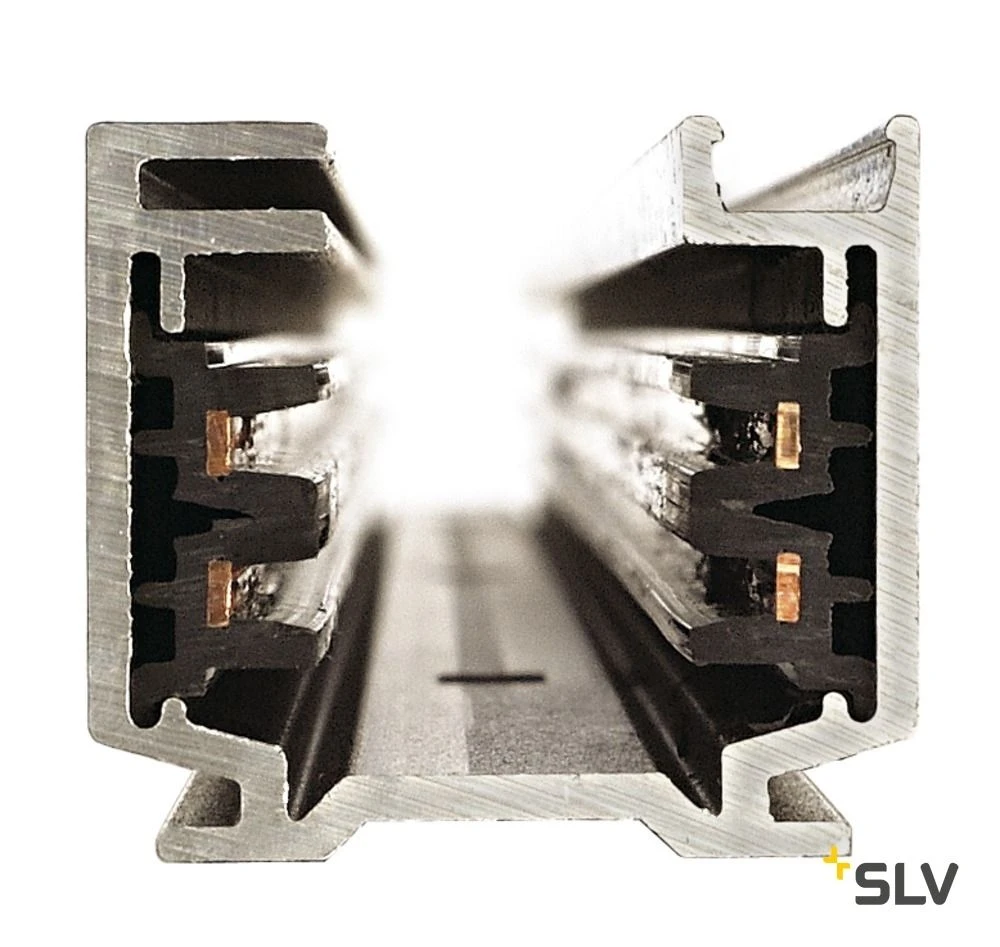 SLV145100 EUTRAC 3-Phasenschiene Aufbau, Schwarz, 1m 2 SLV145100 EUTRAC 3-Phasenschiene Aufbau, Schwarz, 1m – Bild 2