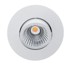 ALED 5703050501002 LED Downlight EVO S Full Spectrum Indoor/Outdoor 6W 520lm 2700K 45° IP54 Weiß Ausschnitt 68-83mm Schwenkbar 0-30°