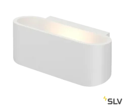 SLV 151451 OSSA 180, Wandleuchte, QT-DE12, Oval, Up/down, L/B/H 18/8/7 Cm, Max. 100W