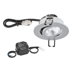 EVN PC20N61527 LED Deckeneinbauleuchte Rund, Schwenkbar, IP20, 6W, 2700K, 575lm