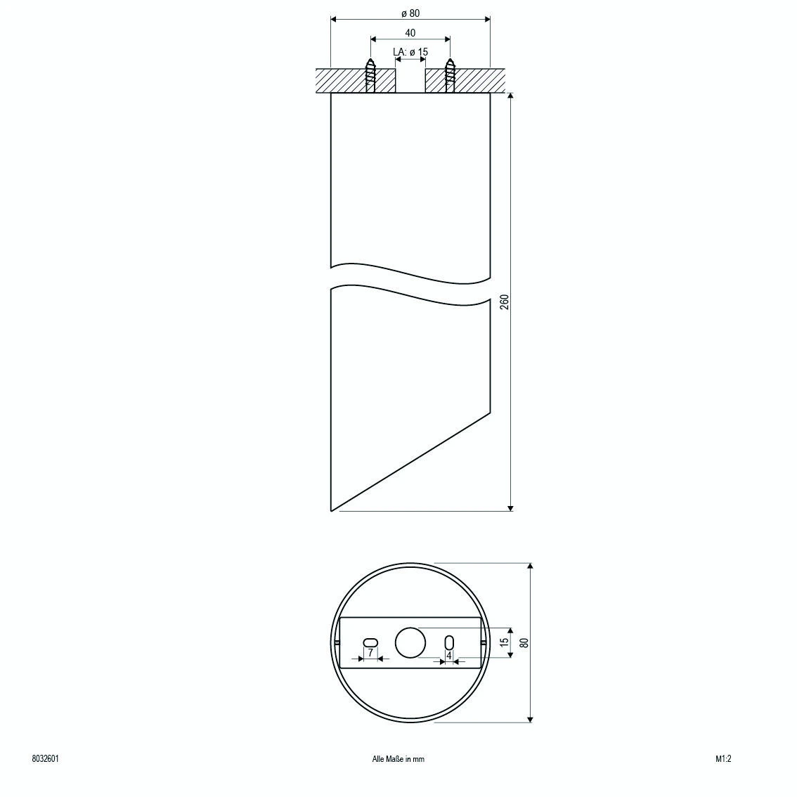 EVN 8032601 Deckenanbauleuchte Rund, 260mm 2 EVN 8032601 Deckenanbauleuchte Rund, 260mm – Bild 2