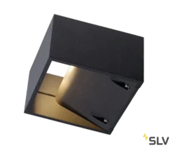 SLV 232105 LOGS WALL, Outdoor Wandleuchte, LED, 3000K, IP44, Eckig, 8W