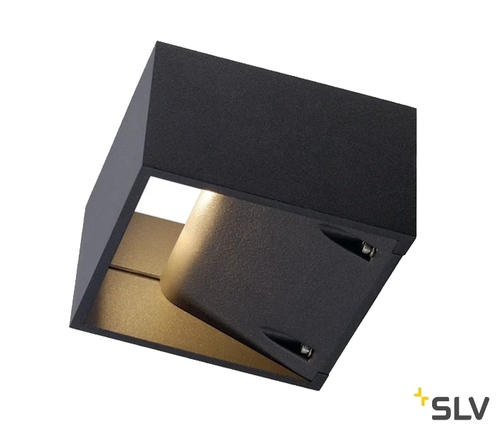 SLV 232105 LOGS WALL, Outdoor Wandleuchte, LED, 3000K, IP44, Eckig, 8W 1 SLV 232105 LOGS WALL, Outdoor Wandleuchte, LED, 3000K, IP44, Eckig, 8W