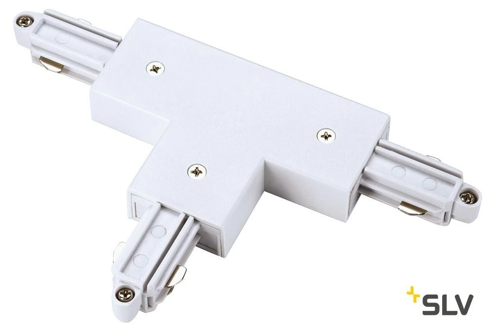 SLV 143071 T-Verbinder/ Einspeiser, Erde Links, Weiß 1 SLV 143071 T-Verbinder/ Einspeiser, Erde Links, Weiß