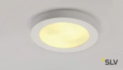 SLV 148001 GL 105 Gipsdeckenleuchte, E27, 2x25W