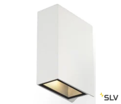 SLV 232471 QUAD 2, Wandleuchte, LED, 3000K, IP44, Eckig, Up/down, 6W