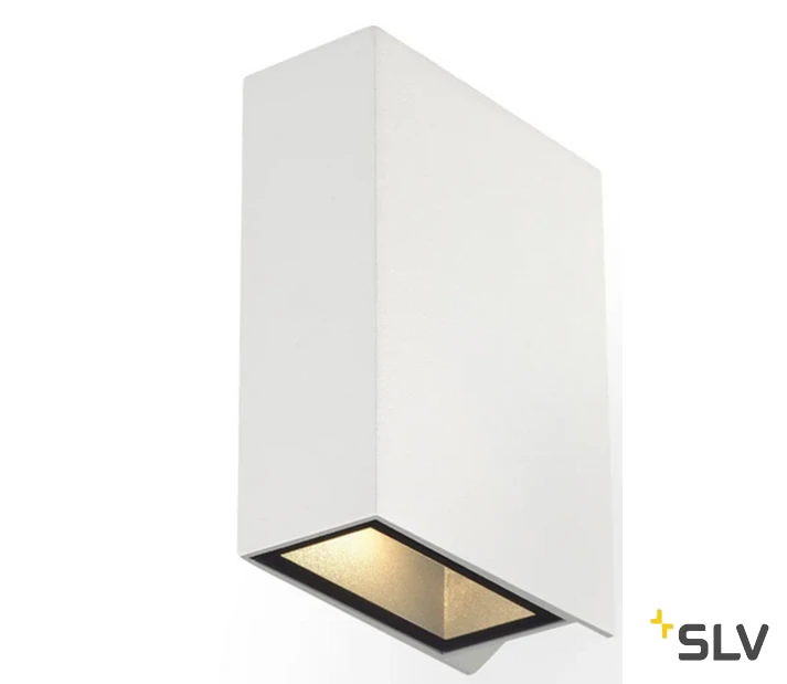 SLV 232471 QUAD 2, Wandleuchte, LED, 3000K, IP44, Eckig, Up/down, 6W 1 SLV 232471 QUAD 2, Wandleuchte, LED, 3000K, IP44, Eckig, Up/down, 6W
