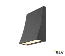 SLV 1000342 DELWA WIDE LED Outdoor Wandleuchte, 3000K, 100°, IP44