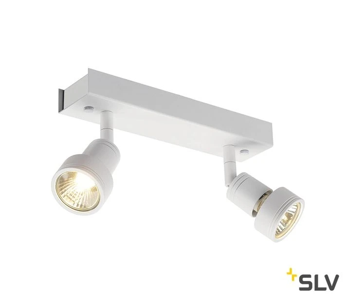 SLV 147371 PURI 2 Wand-/Deckenleuchte GU10/2x50W 1 SLV 147371 PURI 2 Wand-/Deckenleuchte GU10/2x50W