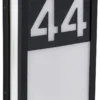 Albert 666400 Hausnummern-Wandleuchte, LED 10W, Schwarz