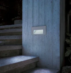 SLV 229702 Einbauleuchte BRICK LED DOWNUNDER, 1,4W/110lm, IP54, Silbergrau -Beleuchtungs Discounter 553b0828567775ce8ed9545d9f101a03206a38be