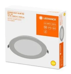 LEDVANCE Downlight Flach 12W Ø155mm, Kaltw., Nicht Dimmbar -Beleuchtungs Discounter 55797e42107d57479dd31e31ebc80f043a73ee06 1