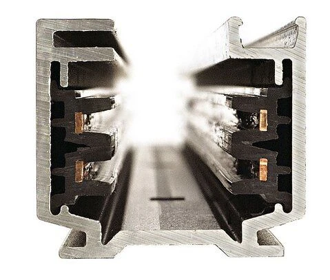 SLV 145102 EUTRAC 3-Phasenschiene Aufbau, Silber, 1m 2 SLV 145102 EUTRAC 3-Phasenschiene Aufbau, Silber, 1m – Bild 2