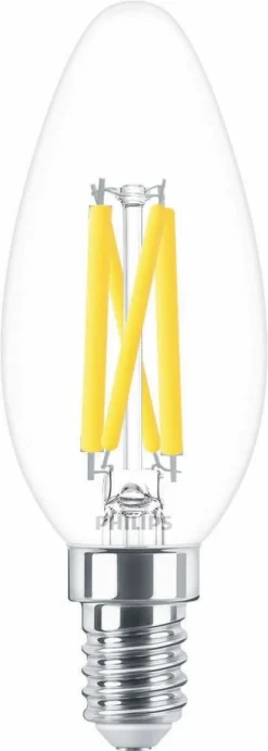 Philips 44957200 MASTER GLASS LED-Lampen In Kerzenform, 5,9 W, 922, 806 Lm, E14, Dimmbar