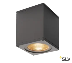 SLV 234525 BIG THEO WALL, Outdoor Wandleuchte, Flood Down, LED, 3000K, B/H/T 13/14/13,5 Cm