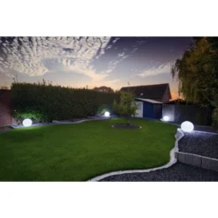 SLV 227221 Outdoor Kugelleuchte, Durchmesser 50cm, IP44 -Beleuchtungs Discounter 5be73dad93fb161017be7d10c8cadafc9e90a440