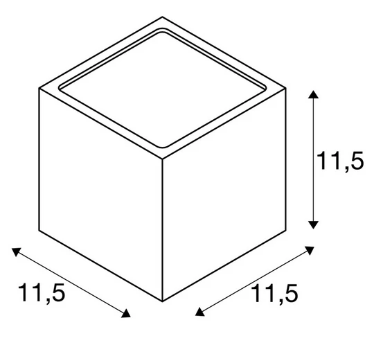 SLV 232537 SITRA CUBE, Outdoor Wandleuchte, TCR-TSE, IP44, Max. 18W 2 SLV 232537 SITRA CUBE, Outdoor Wandleuchte, TCR-TSE, IP44, Max. 18W – Bild 2
