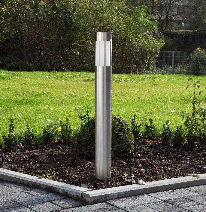 Albert 692246 Edelstahl-Pollerleuchte, Höhe 0,9m, E27 5 Albert 692246 Edelstahl-Pollerleuchte, Höhe 0,9m, E27 – Bild 5