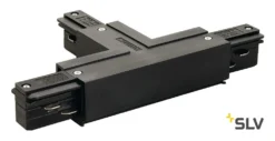 SLV145630 EUTRAC T-Verbinder/ Einspeiser Erde Links, Schwarz