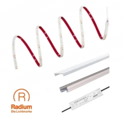 Radium E24-RSTA2305-ND LED-Strip-Set 800 S 830/24V, IP67, Nicht Dimmbar, 5Meter