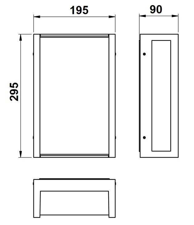 Albert 666400 Hausnummern-Wandleuchte, LED 10W, Schwarz 4 Albert 666400 Hausnummern-Wandleuchte, LED 10W, Schwarz – Bild 4