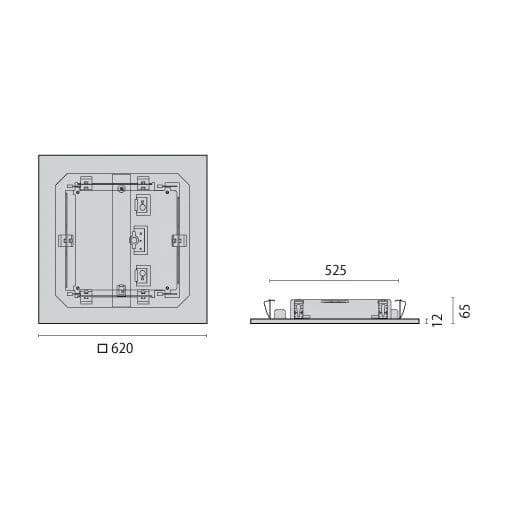 Perform.i.L. 8625591403400 LED-Einbauleuchte FL625EB 45W, PMMA-Diffusor, 4000K 2 Perform.i.L. 8625591403400 LED-Einbauleuchte FL625EB 45W, PMMA-Diffusor, 4000K – Bild 2