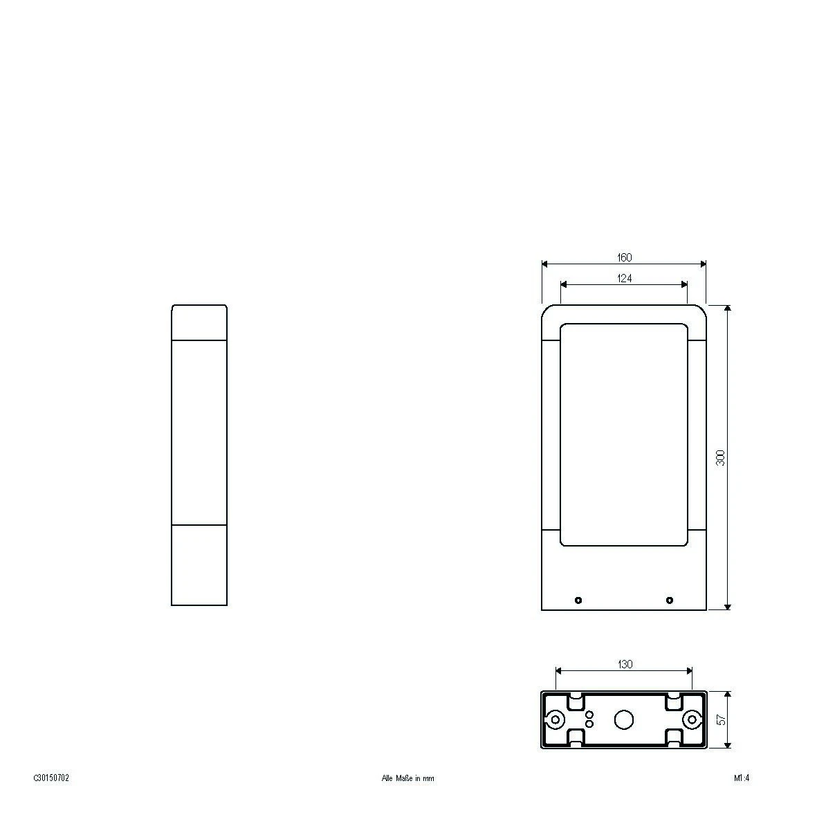 EVN C30150702 LED Wegeleuchte 7W, 300mm, 497lm 2 EVN C30150702 LED Wegeleuchte 7W, 300mm, 497lm – Bild 2