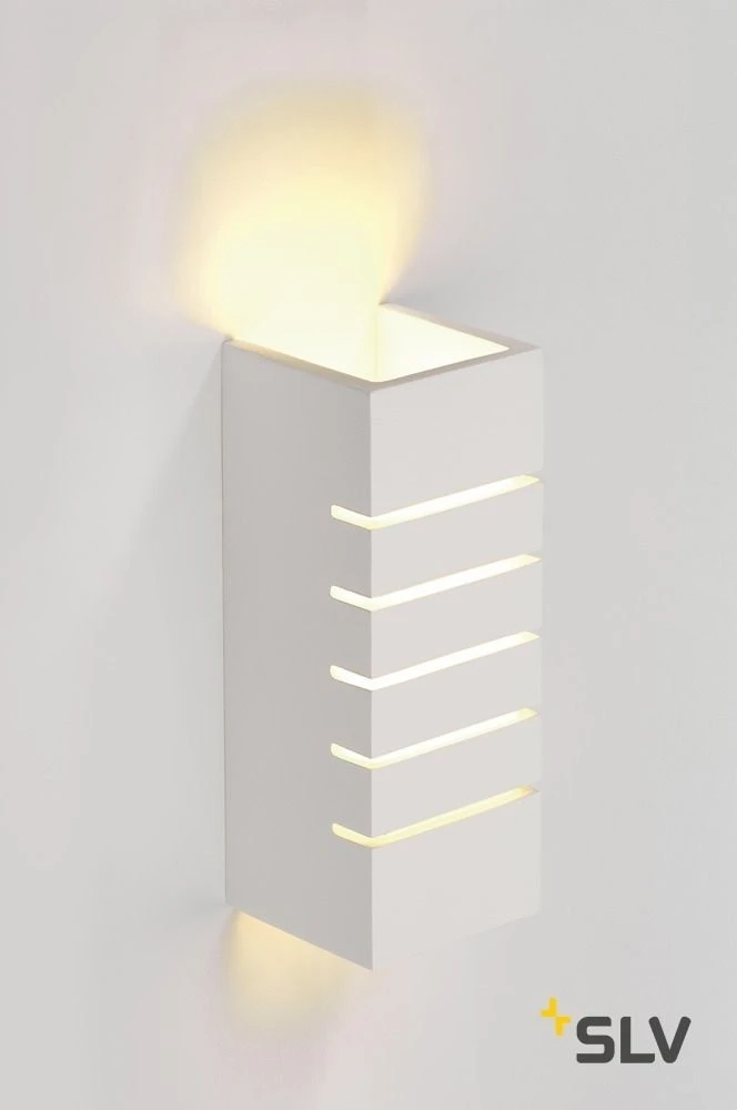 SLV 148010 PLASTRA Gipswandleuchte, E14/40W 1 SLV 148010 PLASTRA Gipswandleuchte, E14/40W